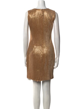 Max Mara Crew Neck Mini Dress