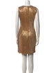 Max Mara Crew Neck Mini Dress