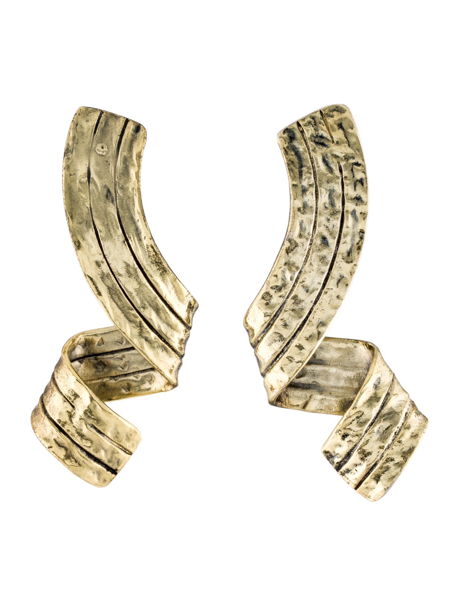 Max Mara Resin Clip-On Drop Earrings