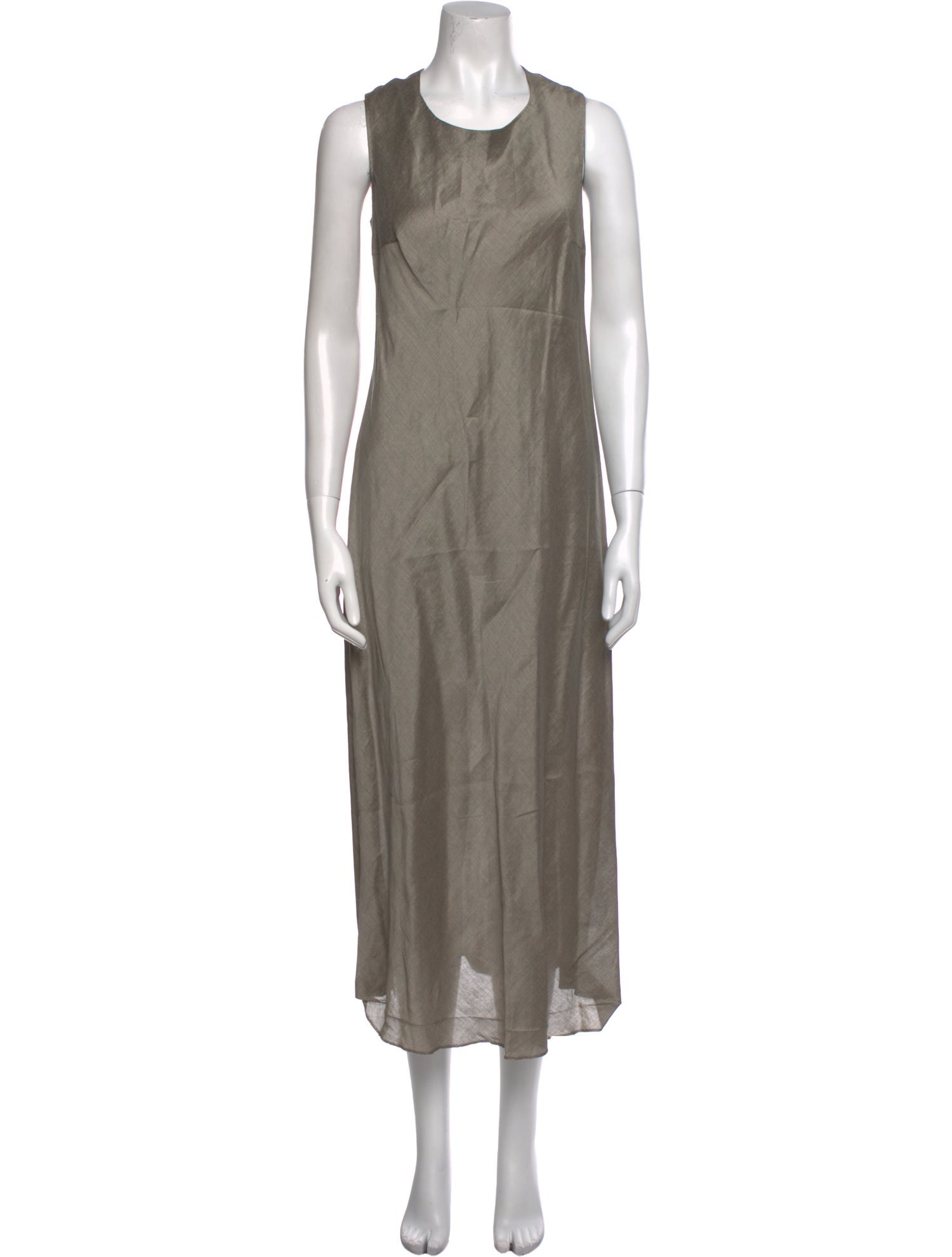 Max Mara Linen Long Dress