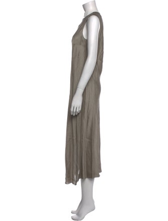 Max Mara Linen Long Dress