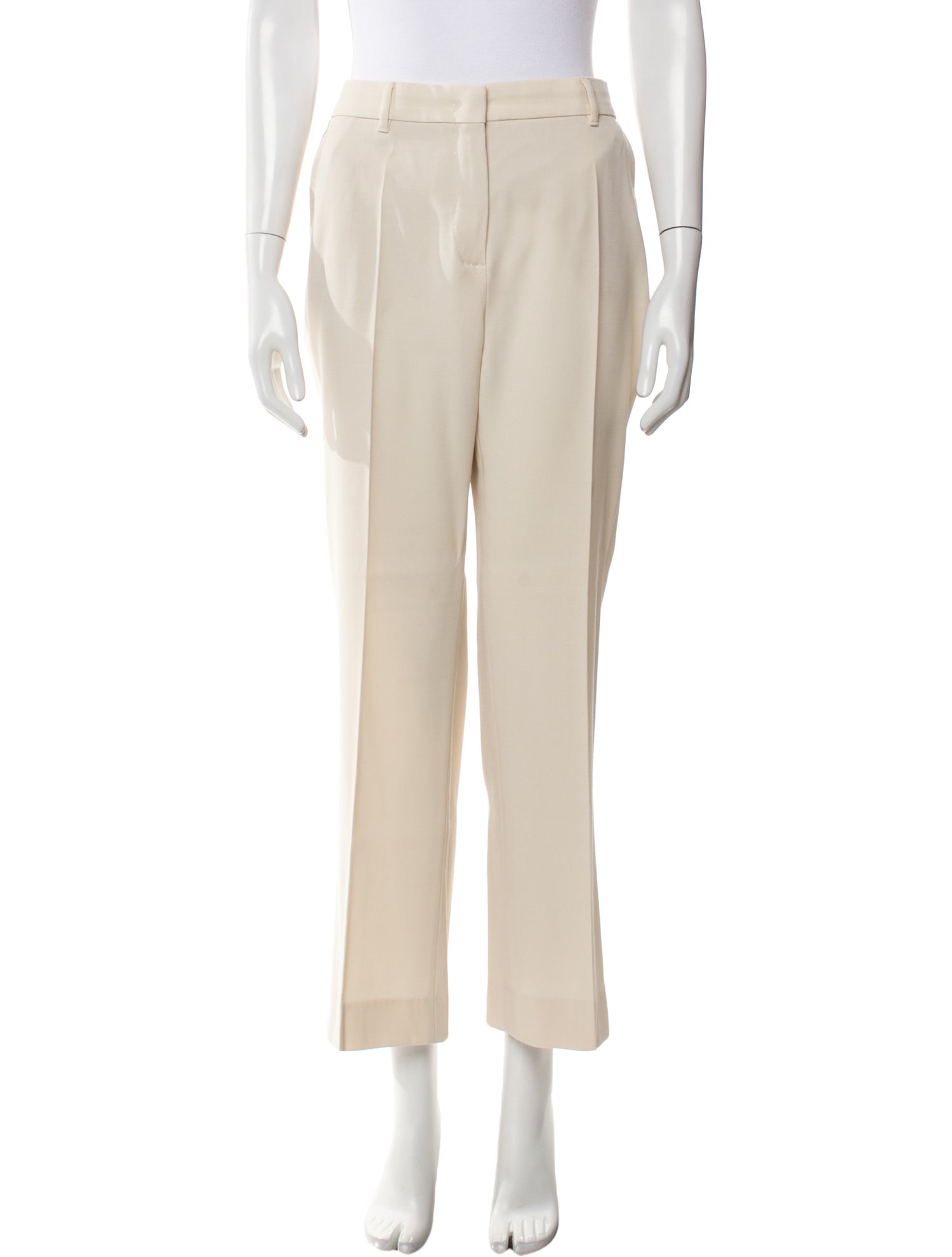 Max Mara Virgin Wool Straight Leg Pants