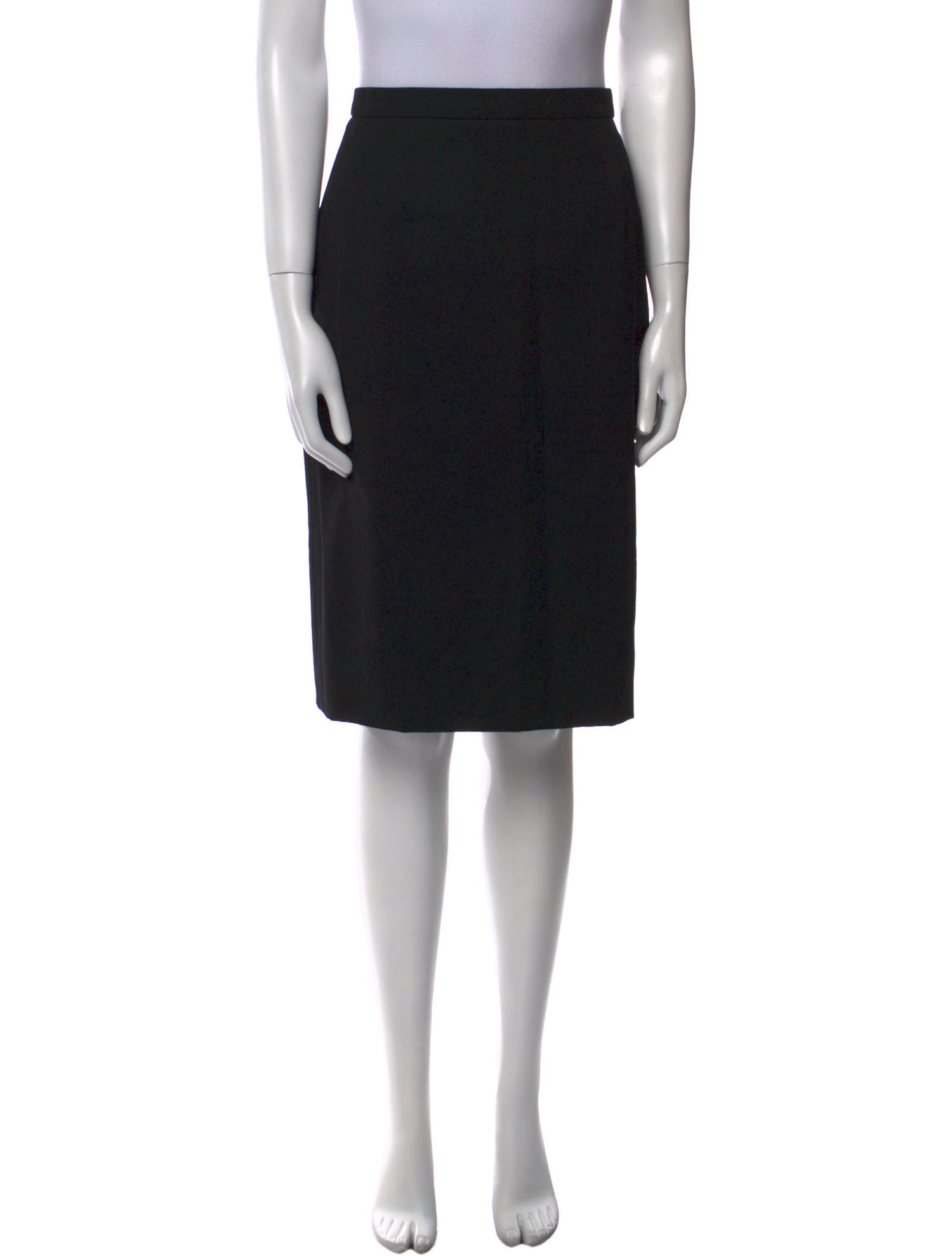 Max Mara Virgin Wool Knee-Length Skirt