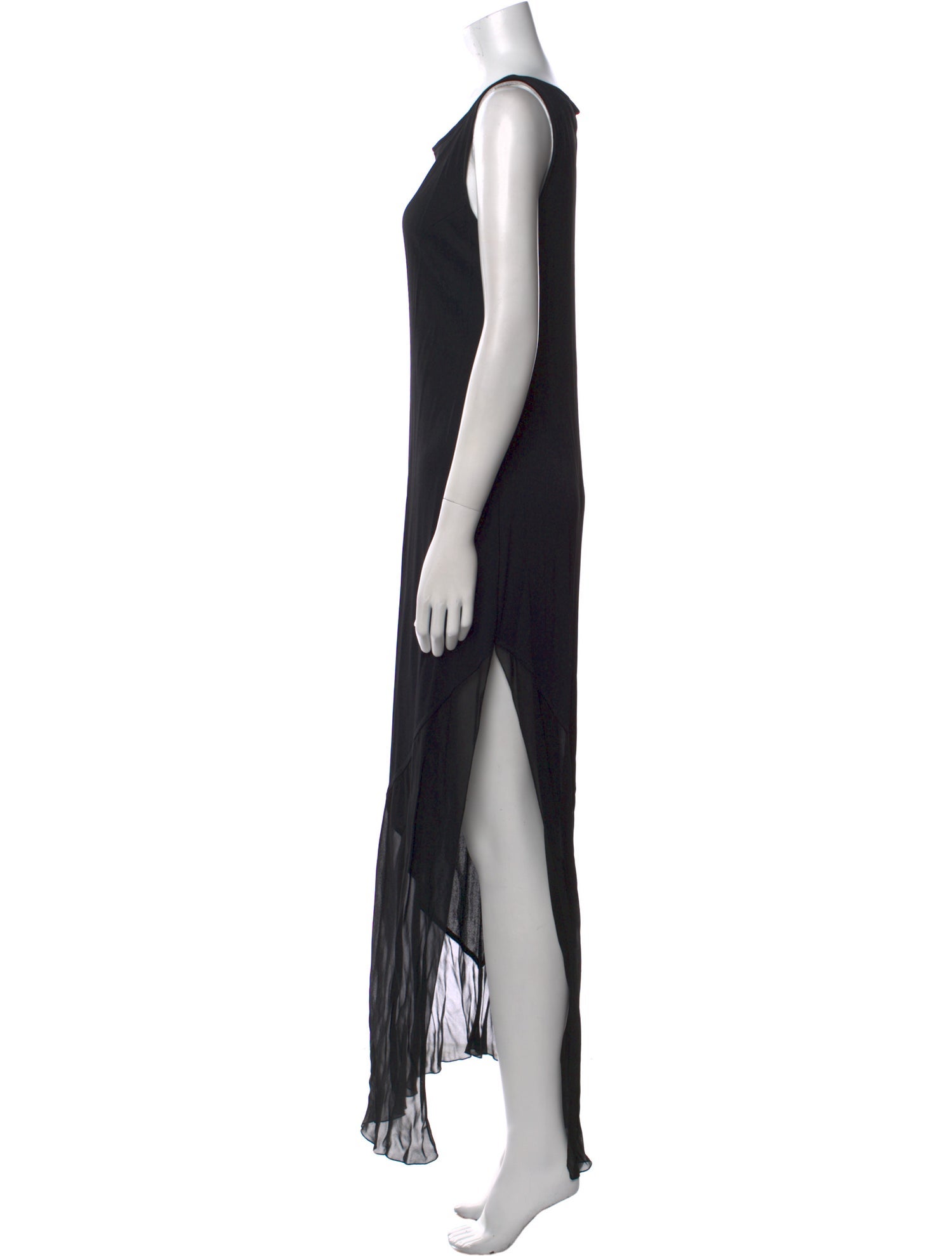 Max Mara Scoop Neck Long Dress