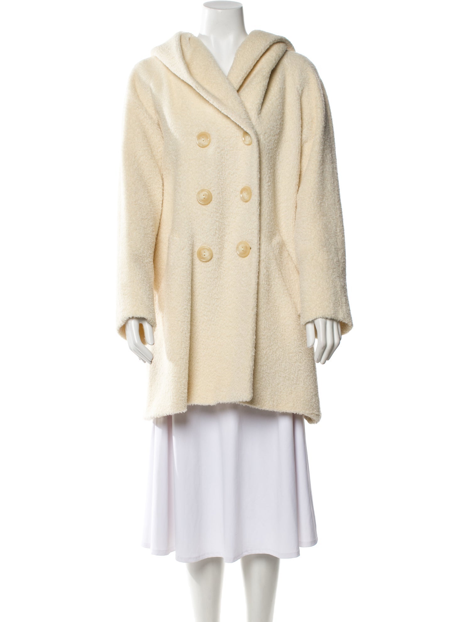 Max Mara Alpaca Faux Fur Coat