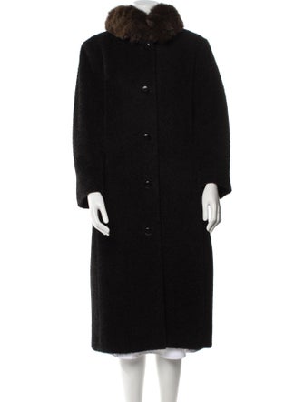 Max Mara Alpaca Faux Fur Coat