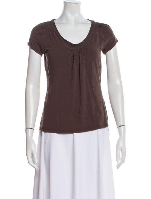 Max Mara Scoop Neck Short Sleeve T-Shirt