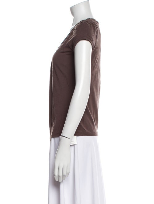 Max Mara Scoop Neck Short Sleeve T-Shirt