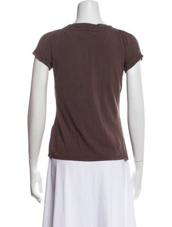 Max Mara Scoop Neck Short Sleeve T-Shirt