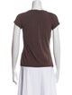Max Mara Scoop Neck Short Sleeve T-Shirt