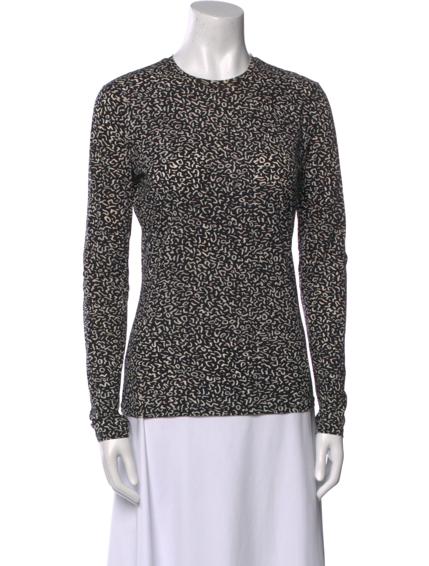 Max Mara Printed Crew Neck Sweatshirt