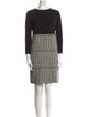 Max Mara Virgin Wool Mini Dress