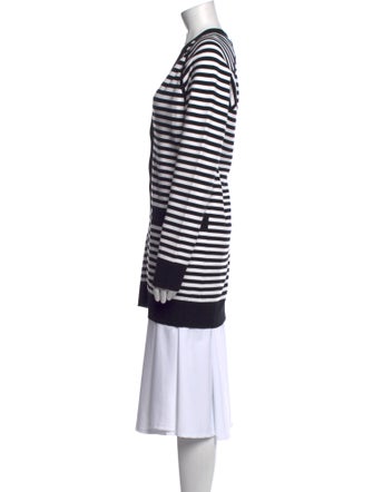 Max Mara Striped V-Neck Sweater