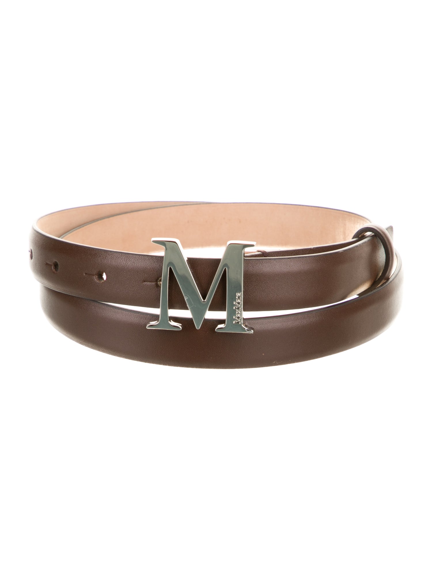 Max Mara Skinny Leather Belt Kit w/ Tags