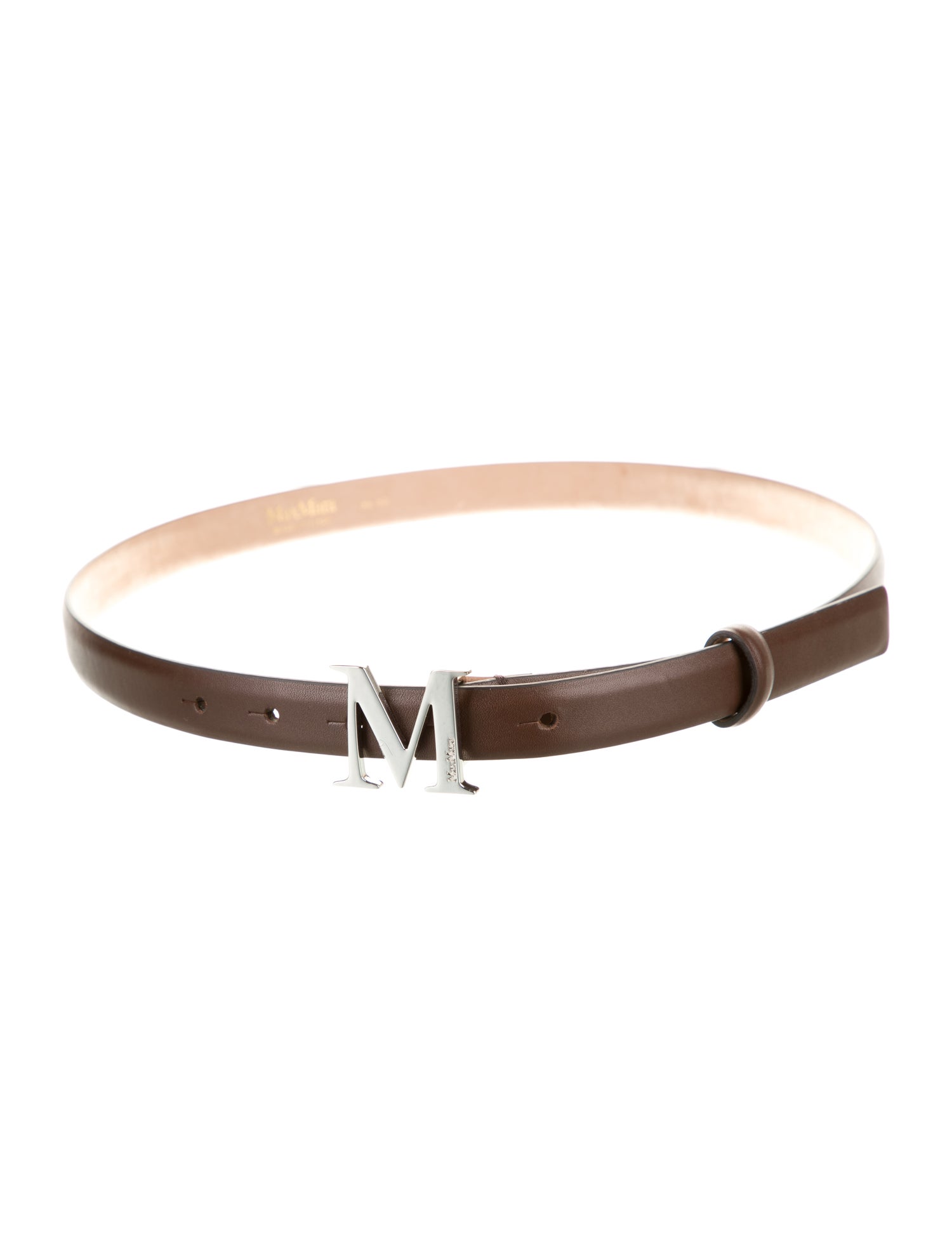 Max Mara Skinny Leather Belt Kit w/ Tags