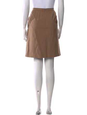 Max Mara Virgin Wool Knee-Length Skirt