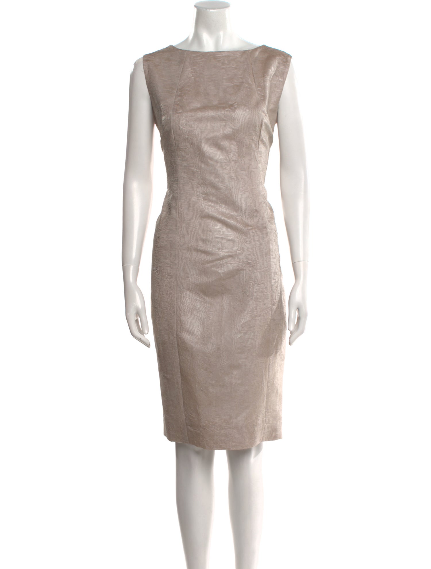 Max Mara Bateau Neckline Knee-Length Dress w/ Tags