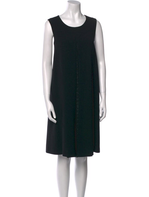 Max Mara Scoop Neck Knee-Length Dress