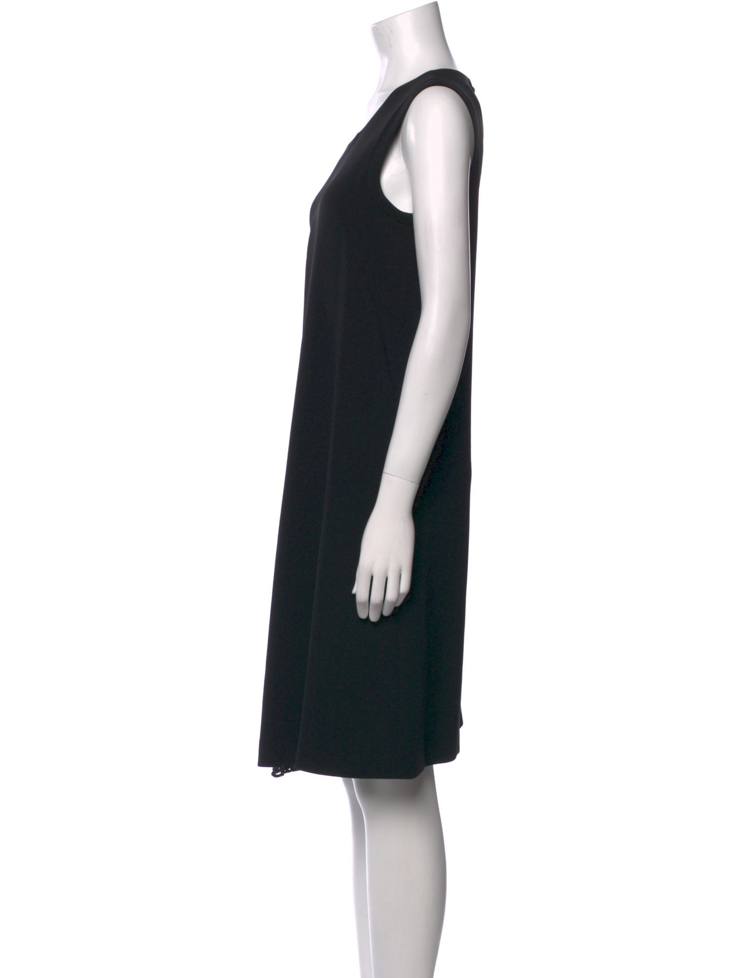 Max Mara Scoop Neck Knee-Length Dress
