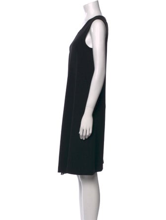 Max Mara Scoop Neck Knee-Length Dress