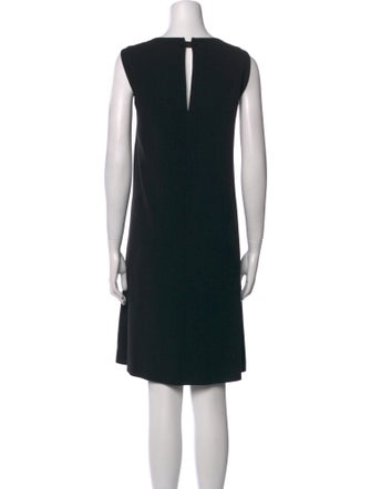 Max Mara Scoop Neck Knee-Length Dress