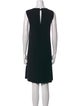 Max Mara Scoop Neck Knee-Length Dress