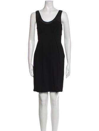 Max Mara Scoop Neck Mini Dress