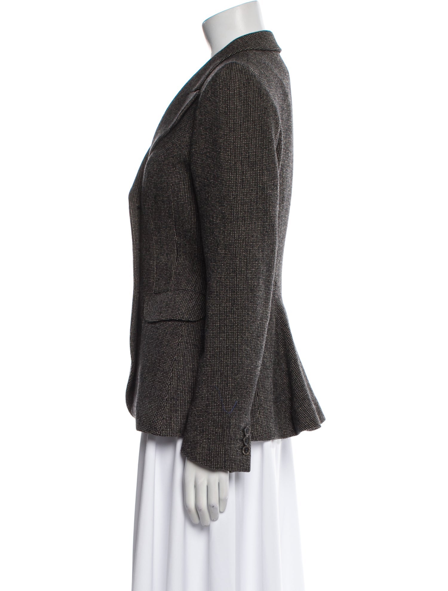 Max Mara Houndstooth Print Blazer