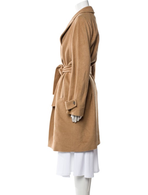 Max Mara Wool Faux Fur Coat