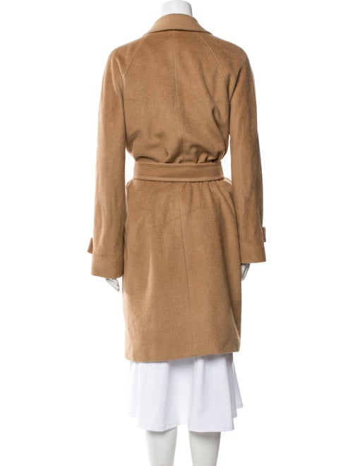 Max Mara Wool Faux Fur Coat