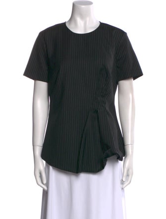 Max Mara Striped Crew Neck T-Shirt