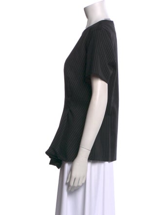Max Mara Striped Crew Neck T-Shirt