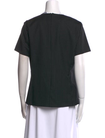 Max Mara Striped Crew Neck T-Shirt