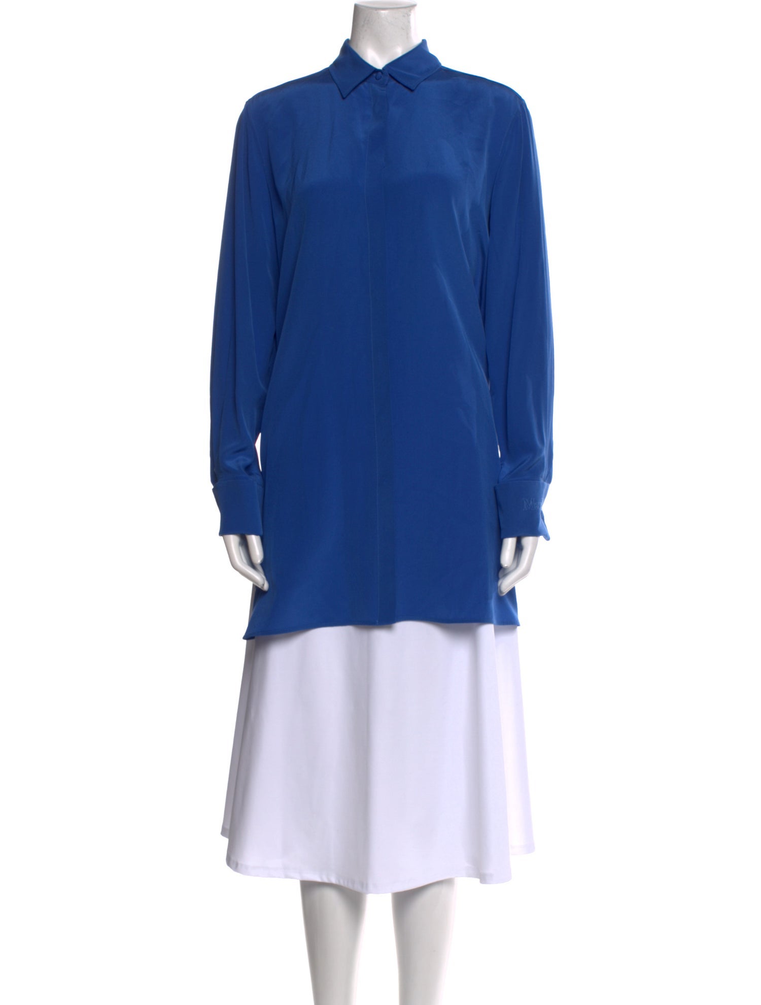 Max Mara Silk Long Sleeve Tunic