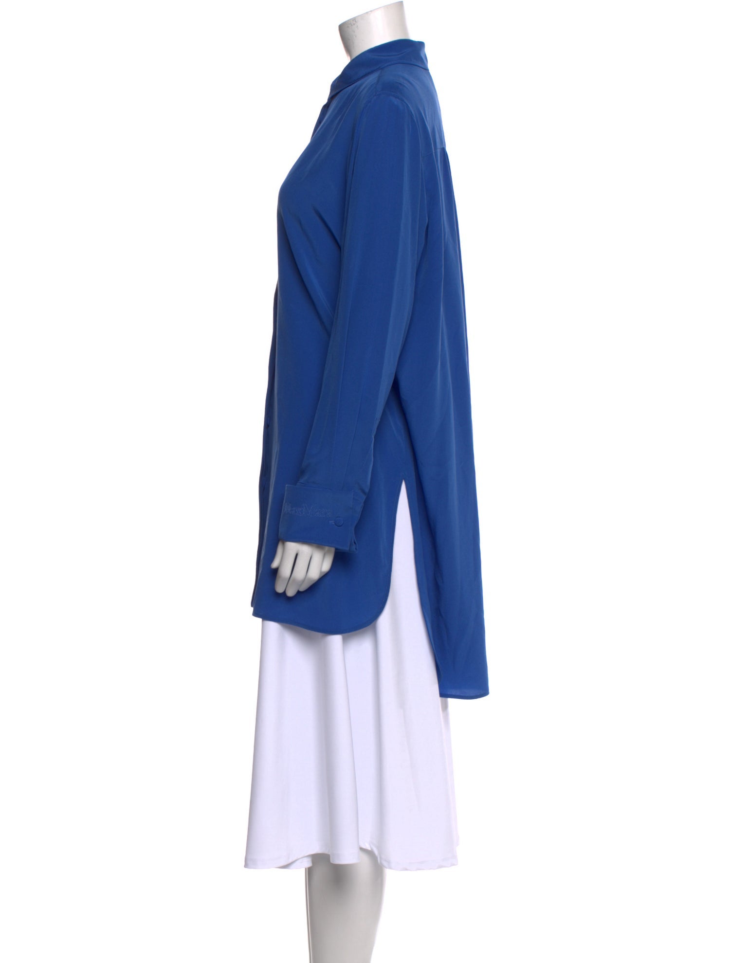 Max Mara Silk Long Sleeve Tunic