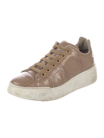Max Mara Leather Sneakers