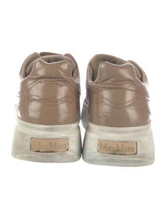 Max Mara Leather Sneakers