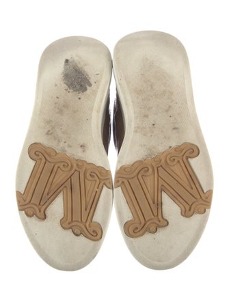 Max Mara Leather Sneakers