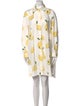 Max Mara Printed Knee-Length Dress
