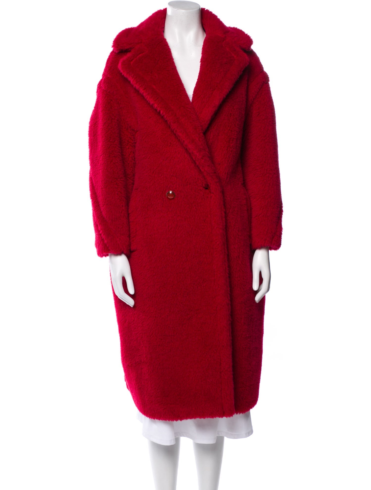 Max Mara Alpaca Faux Fur Coat