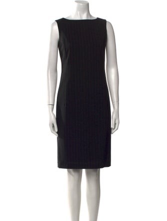 Max Mara Virgin Wool Knee-Length Dress
