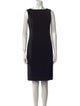 Max Mara Virgin Wool Knee-Length Dress