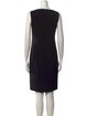 Max Mara Virgin Wool Knee-Length Dress