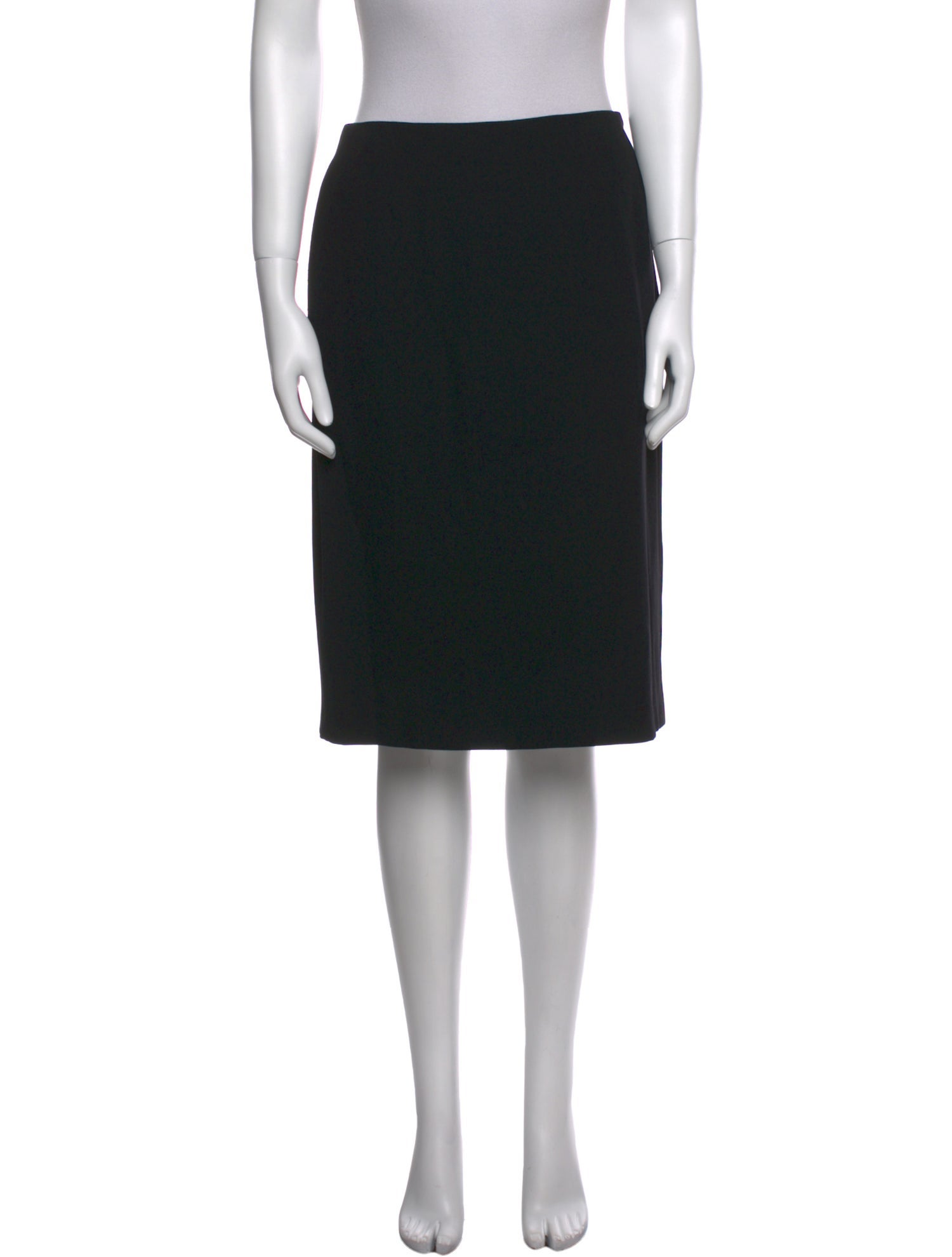 Max Mara Virgin Wool Knee-Length Skirt