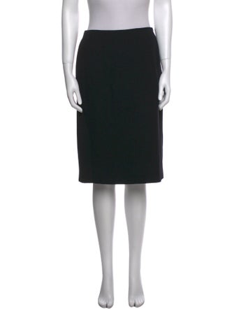 Max Mara Virgin Wool Knee-Length Skirt