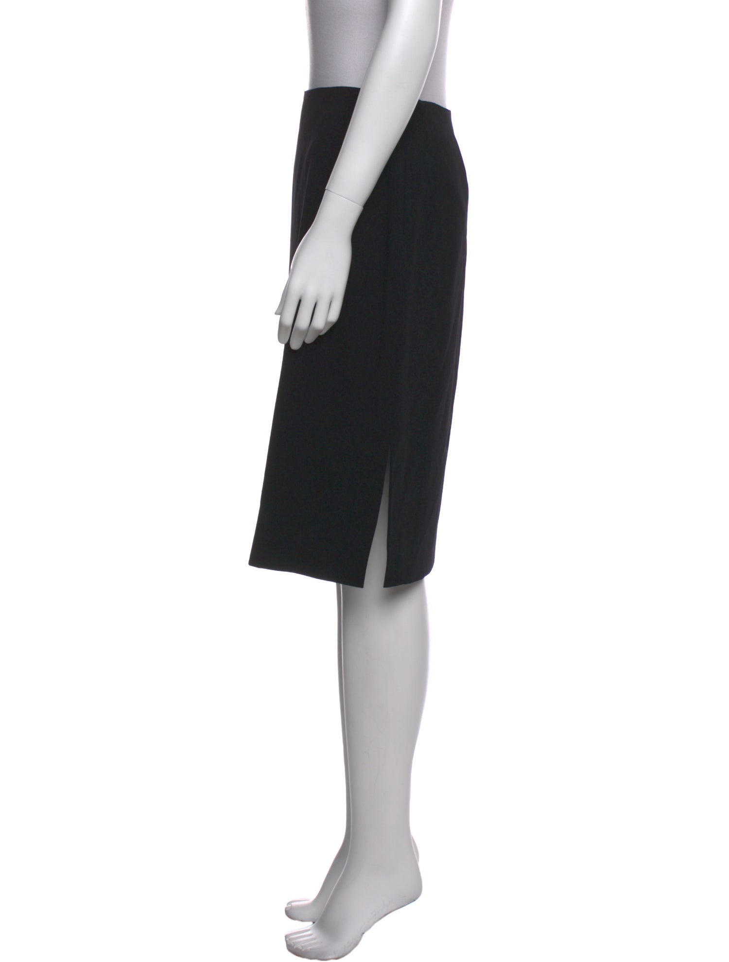 Max Mara Virgin Wool Knee-Length Skirt