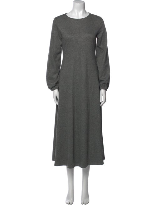 Max Mara Scoop Neck Long Dress