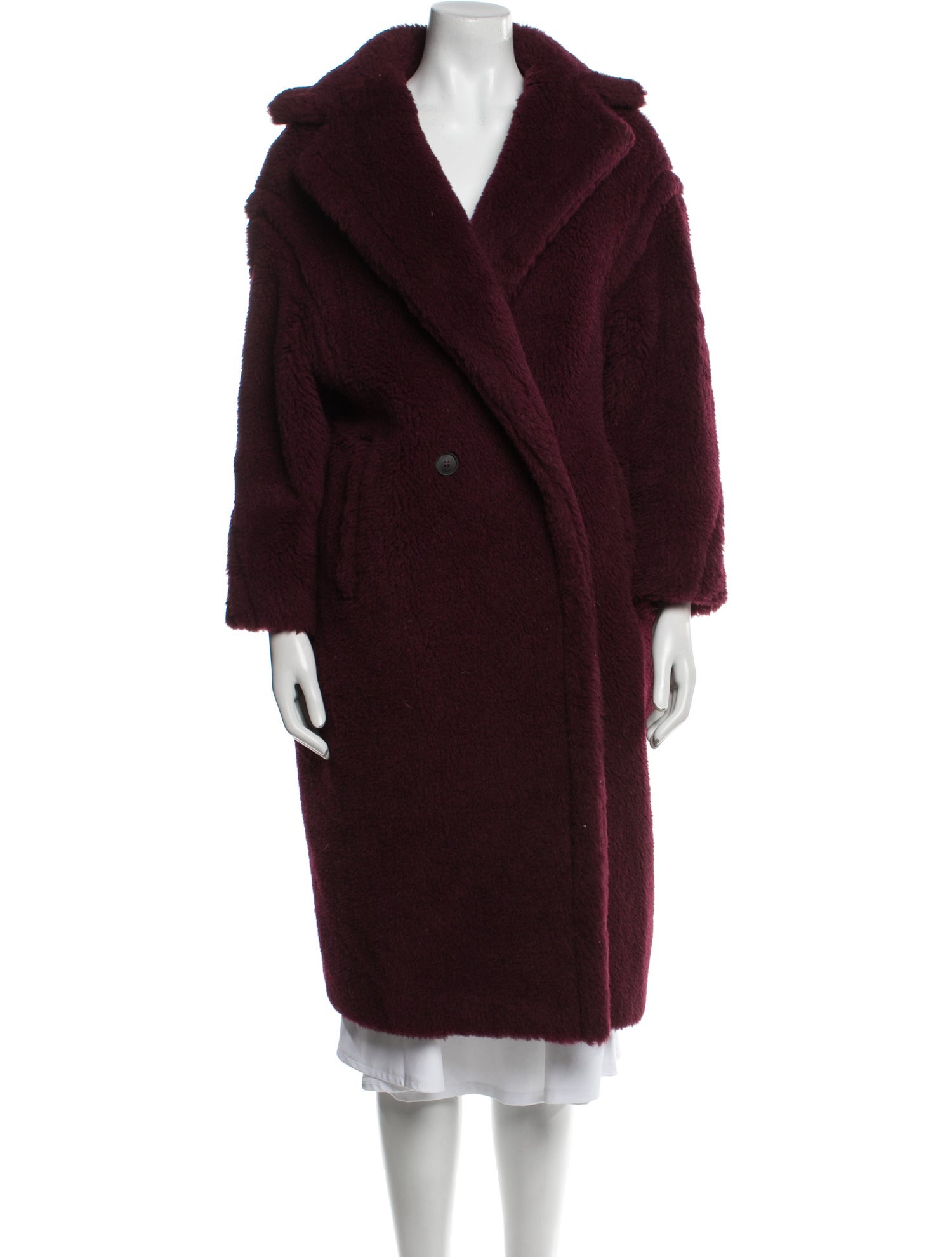Max Mara Alpaca Faux Fur Coat