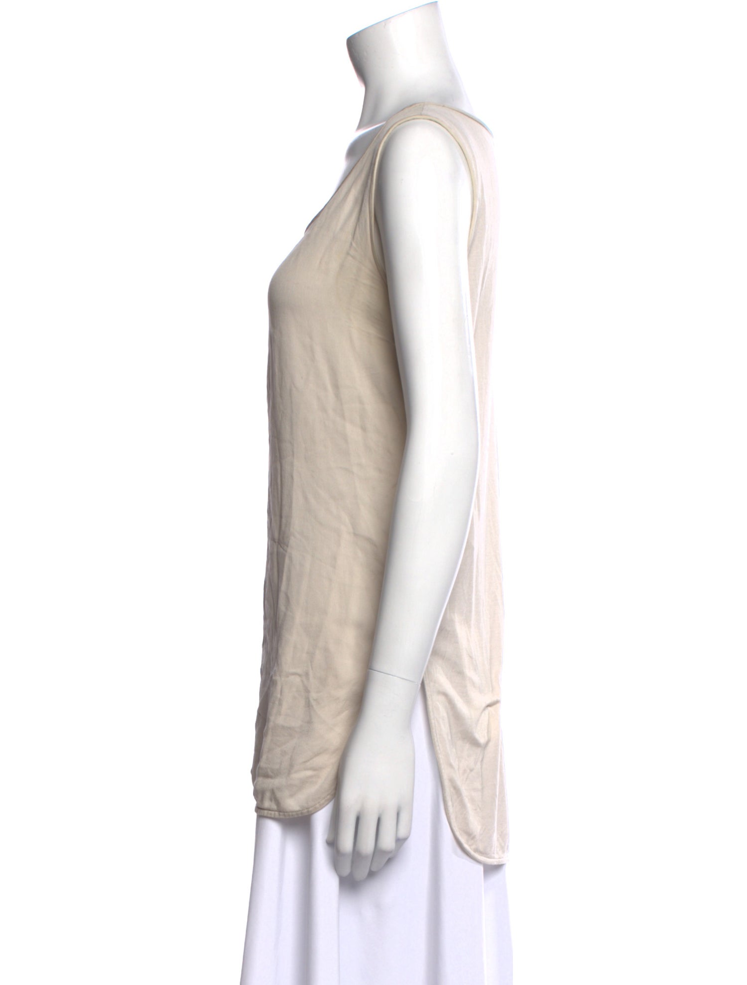 Max Mara Scoop Neck Sleeveless Top