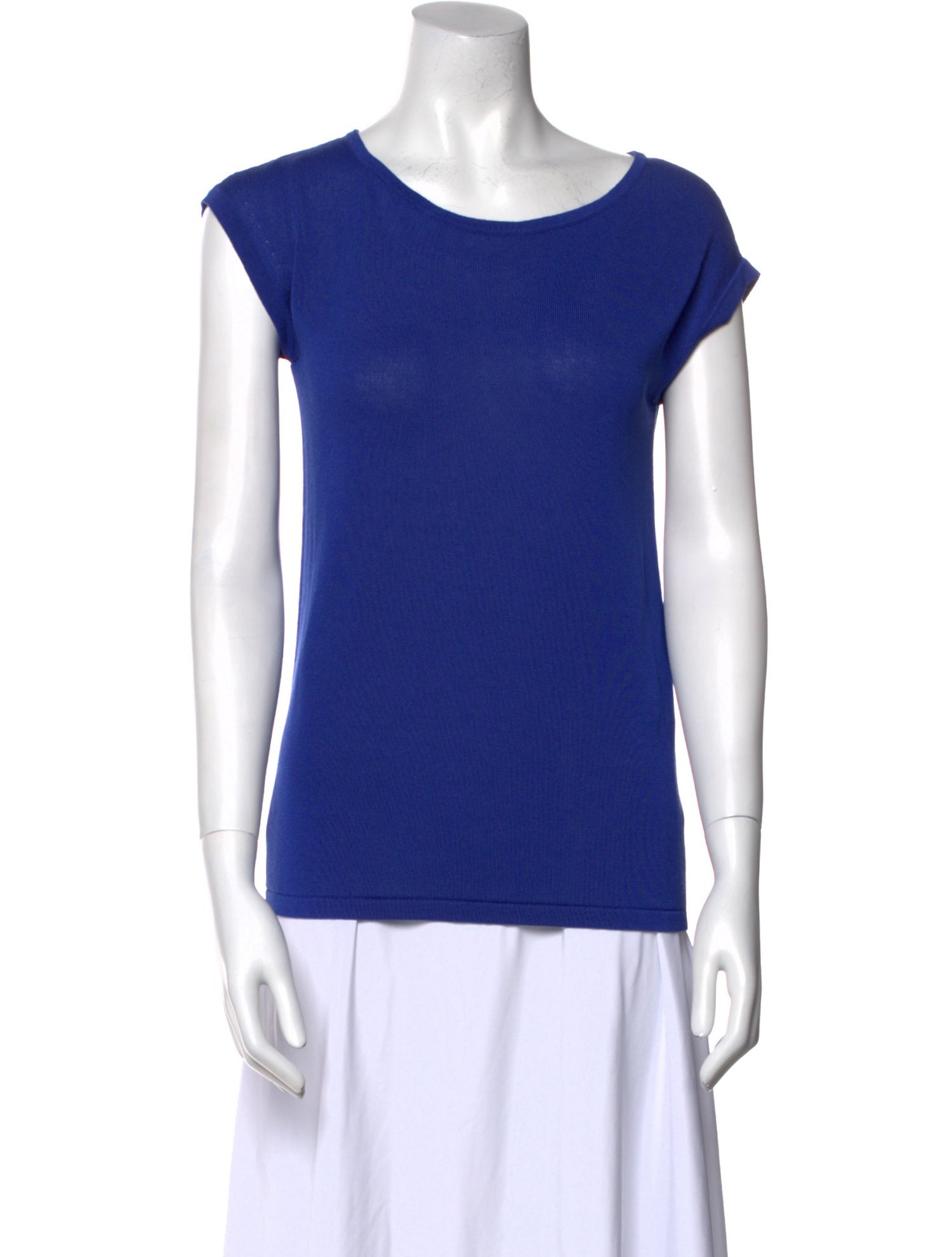 Max Mara Scoop Neck Short Sleeve T-Shirt